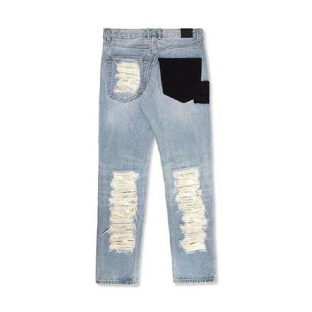 Puma x XO Mens Bleached Denim Jean Limited Edition The Weekend‎ 34x32 EUC Rare!